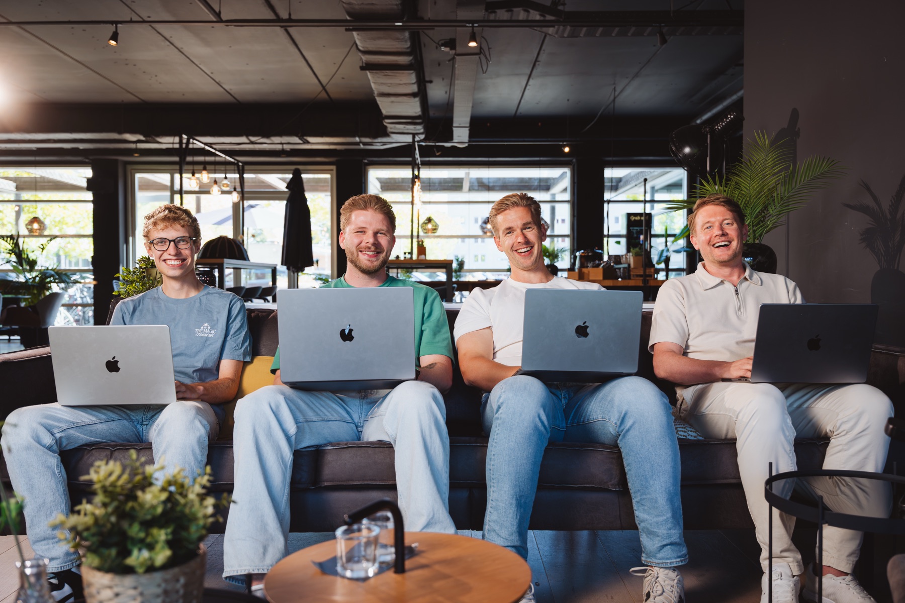 Teamfoto, Empathree samen aan het werk